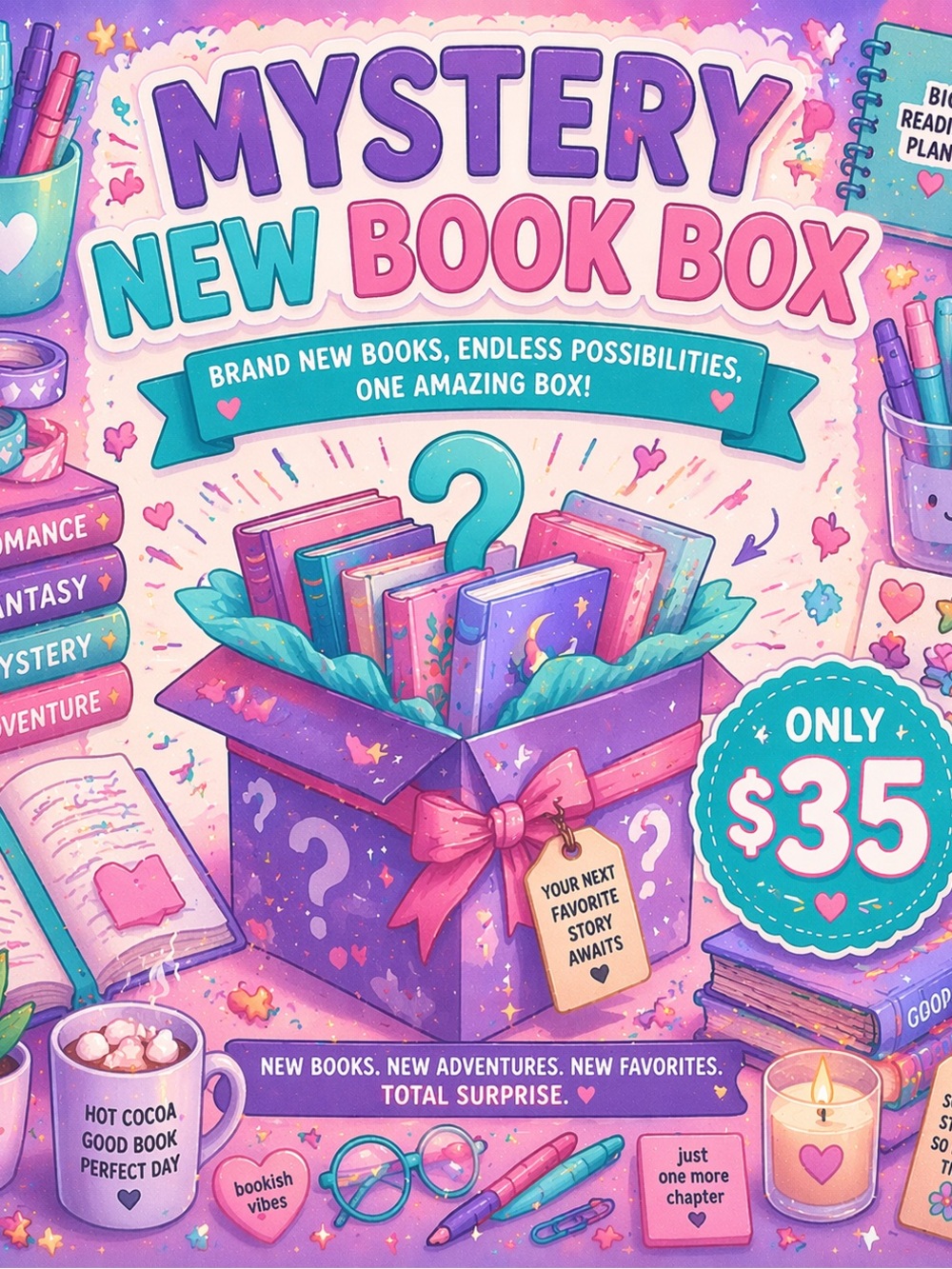 Mystery New Book Box